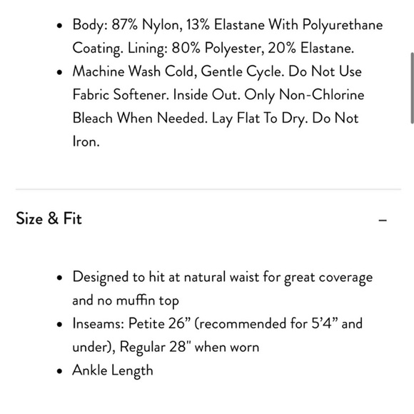 Spanx Faux Leather Moto Leggings Tights - Excellent condition, Small - Picture 10 of 10